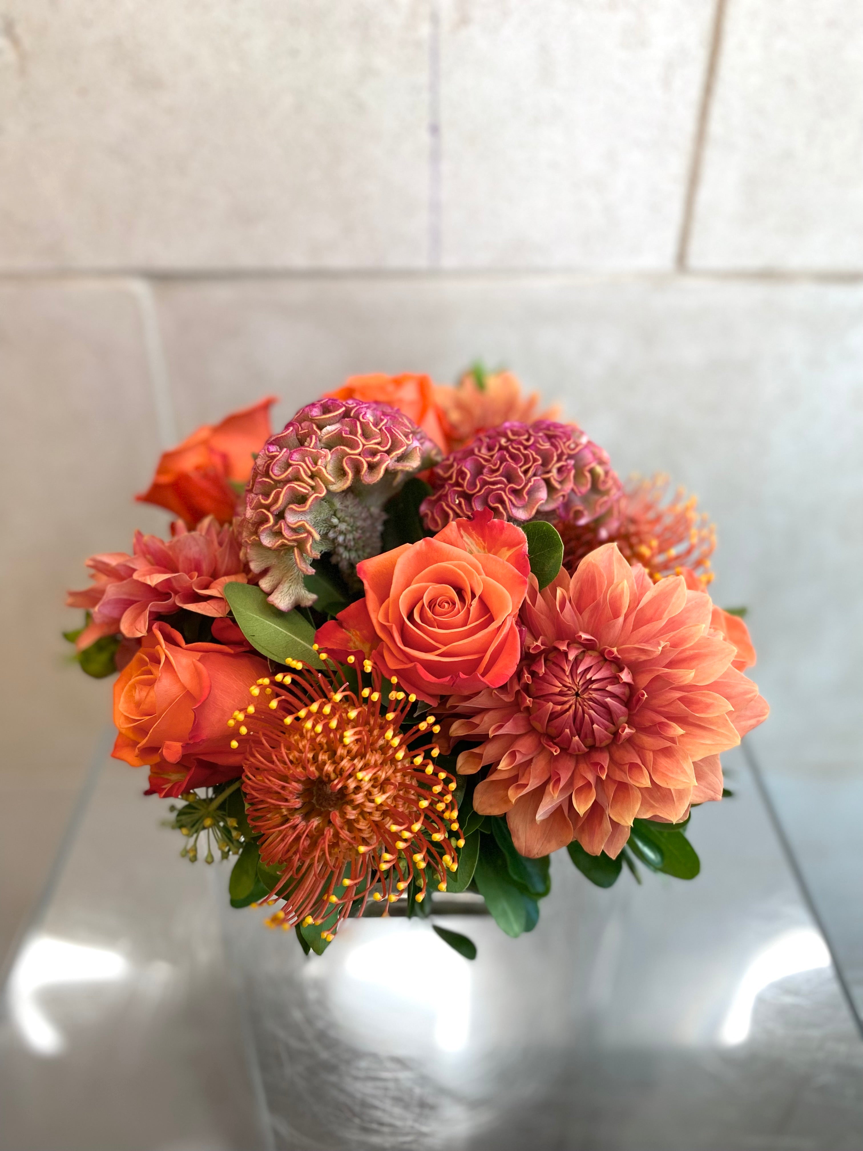 Amber Harvest Arrangement