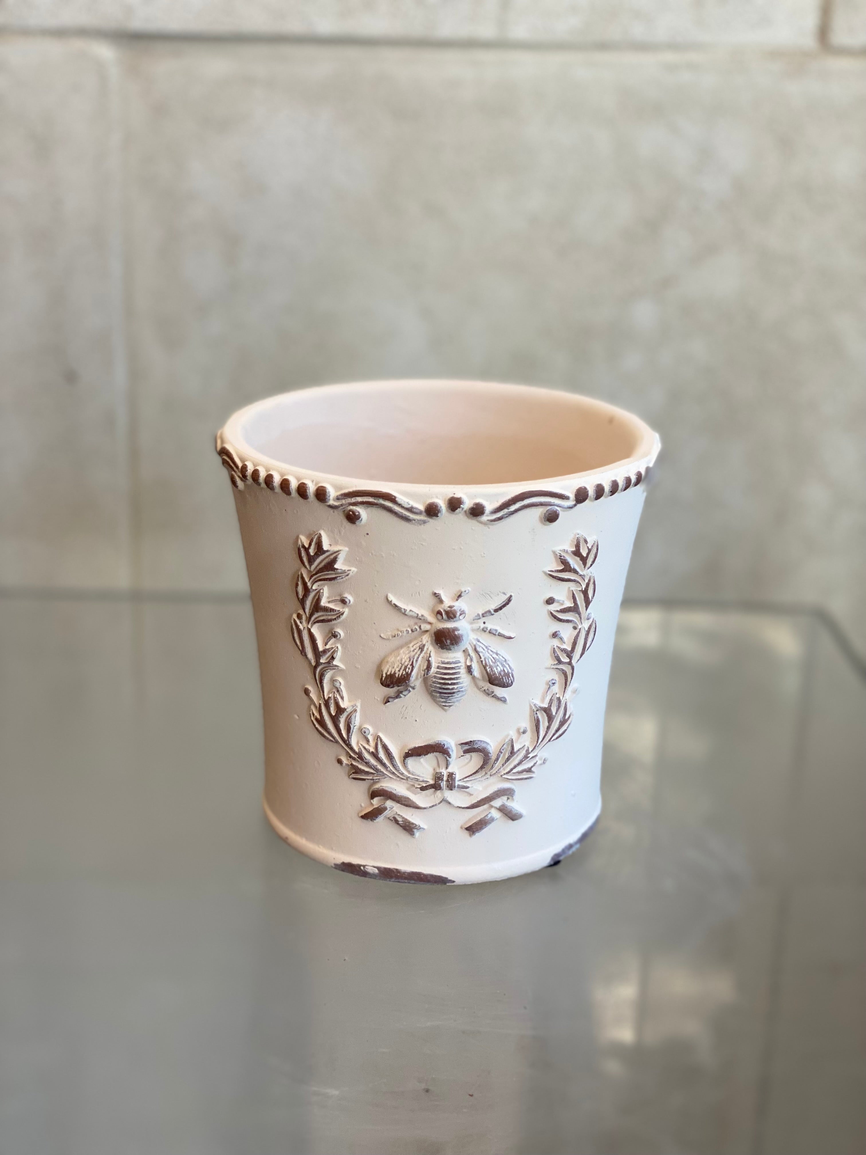 Embossed Bee Planter