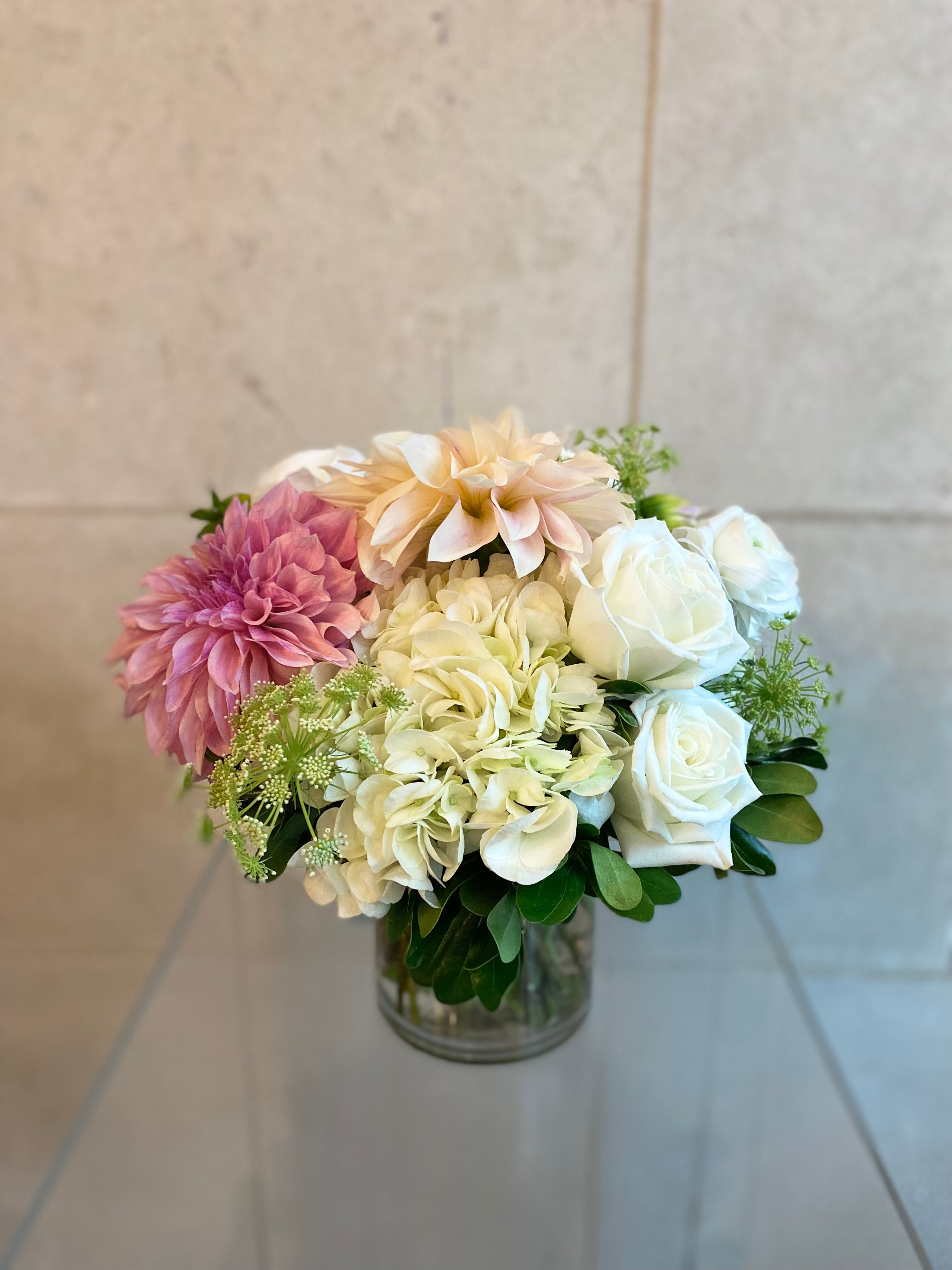 Blush & Ivory Arrangement