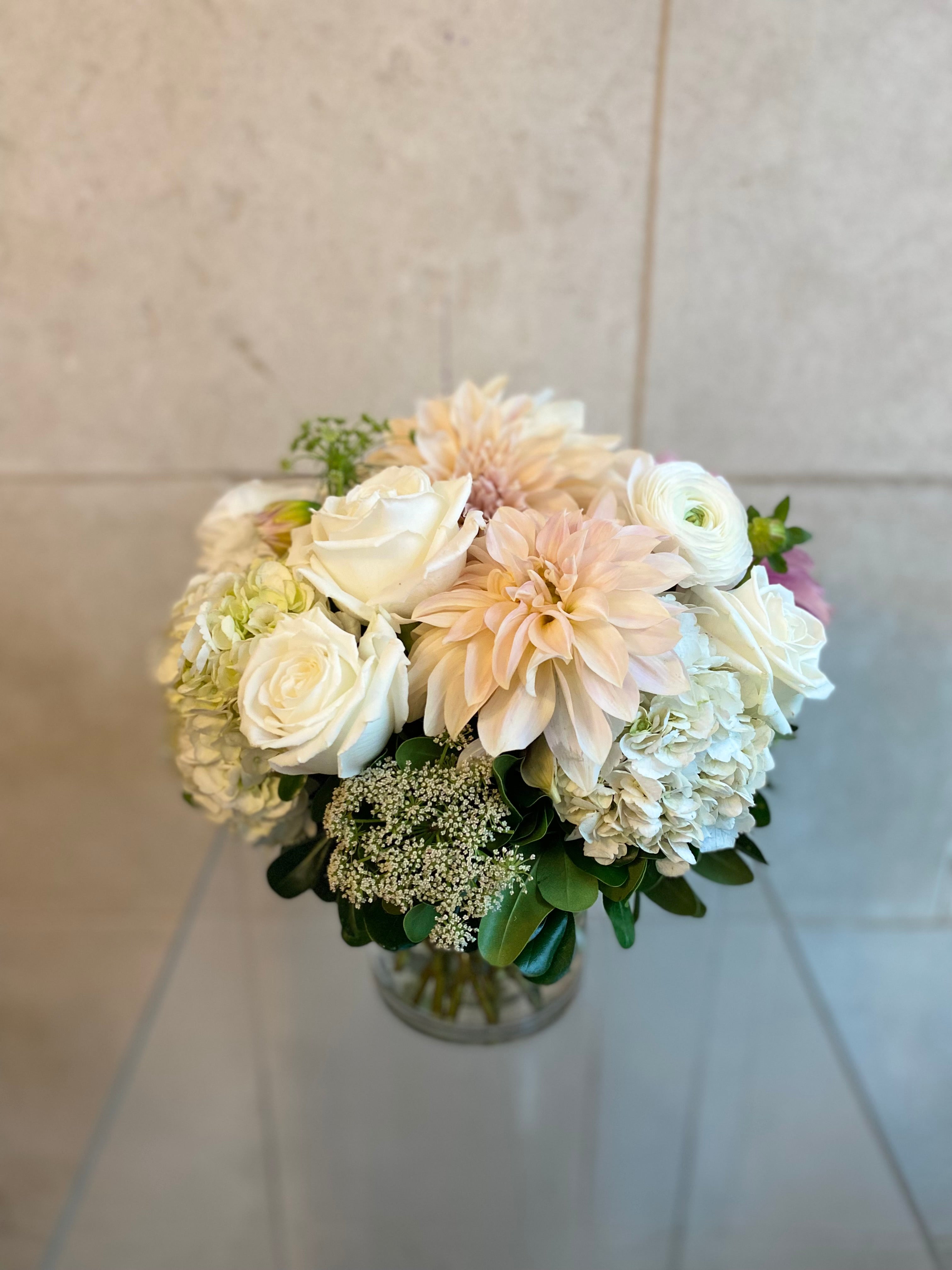 Blush & Ivory Arrangement