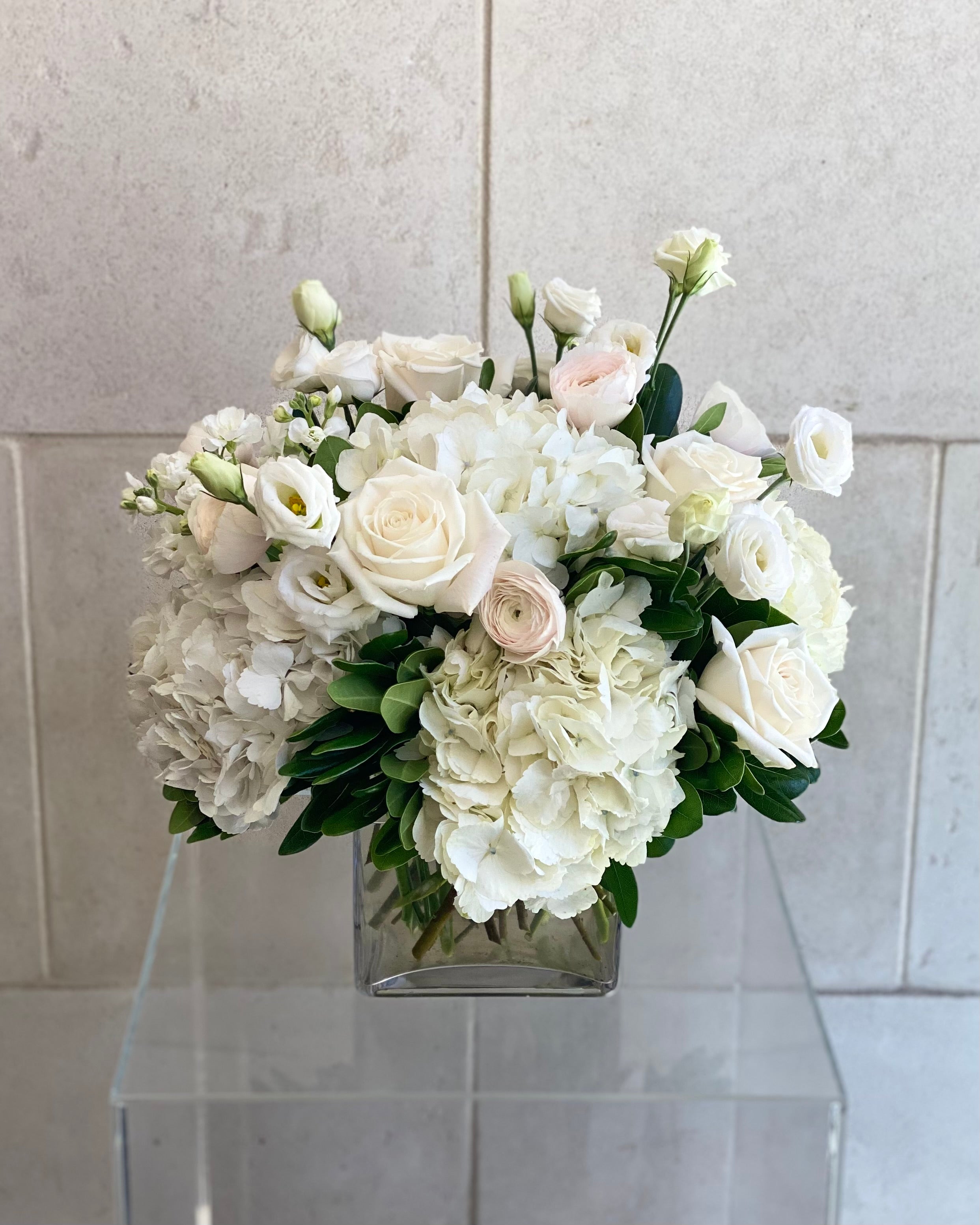 Beautiful Blushing Bouquet in vase