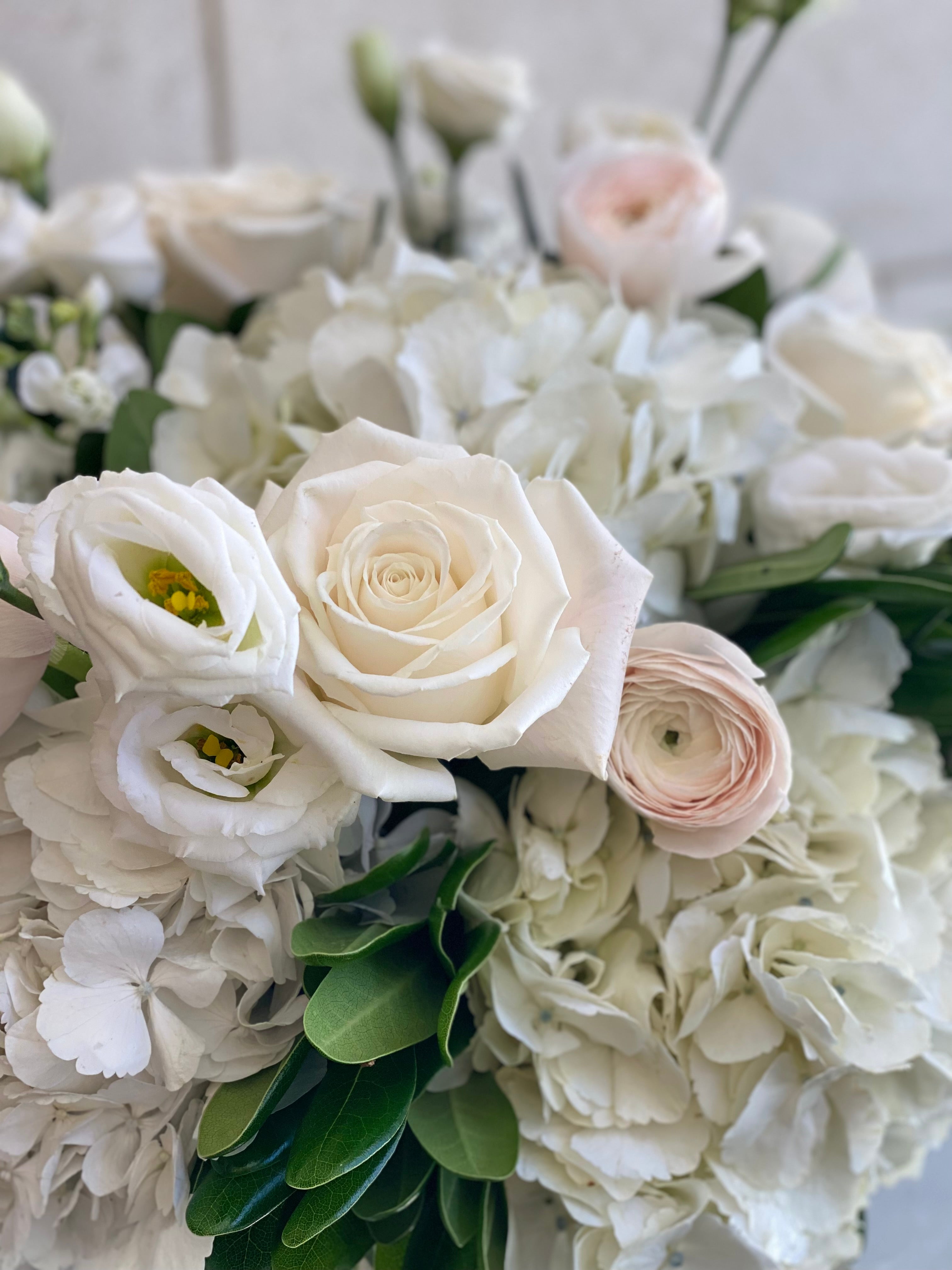 Beautiful Blushing Bouquet in vase