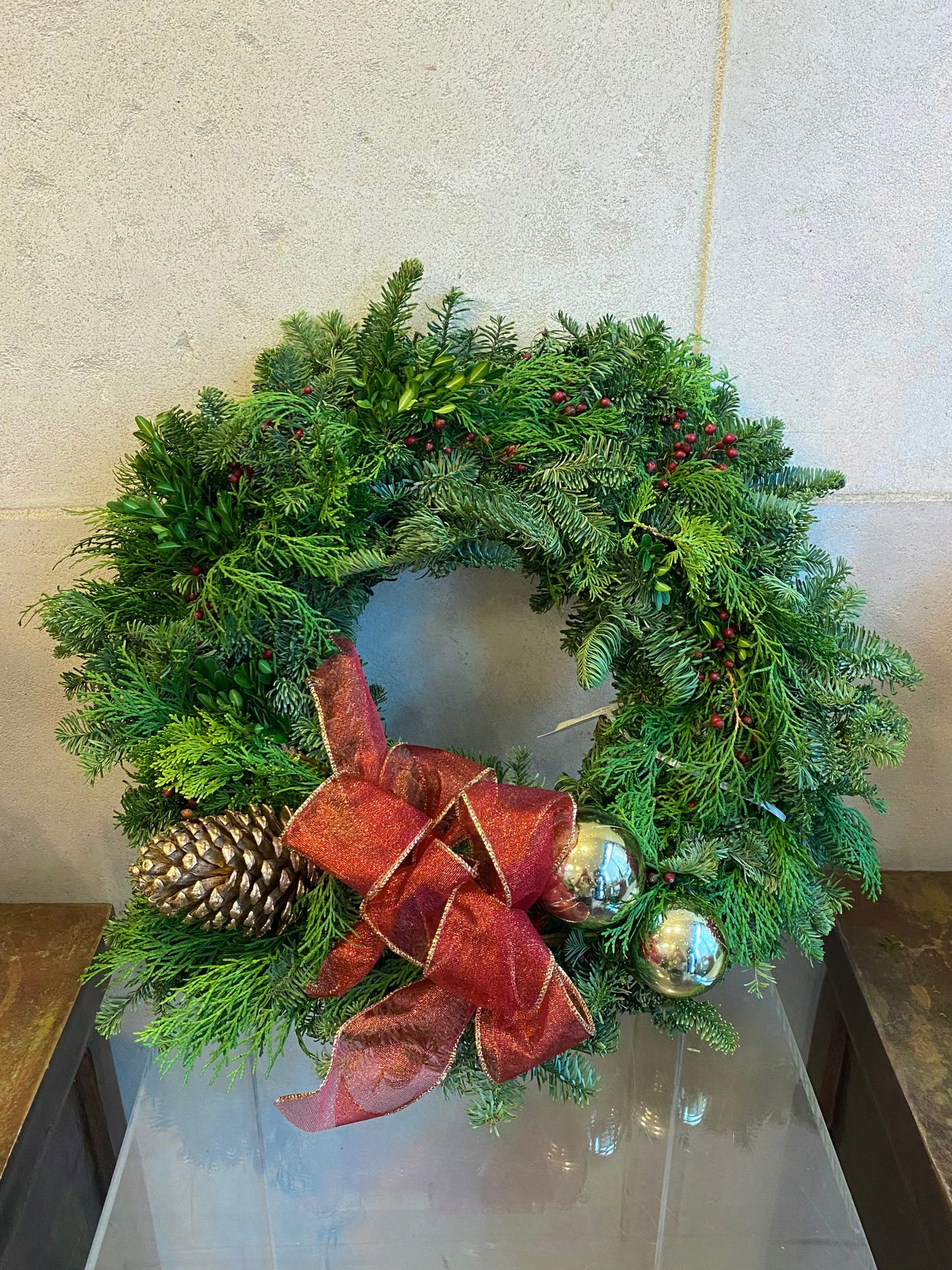 Holiday Evergreen Wreath