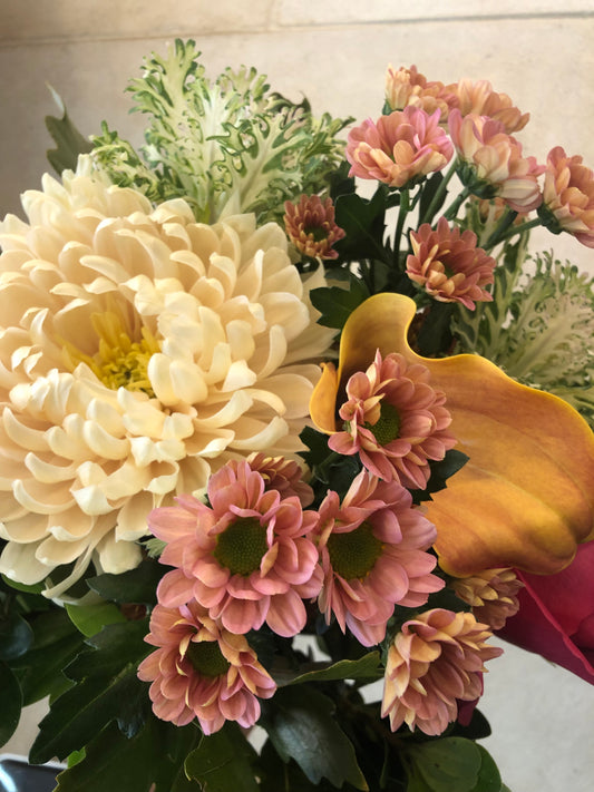 Chrysanthemum fall bouquet